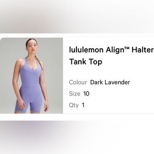 Lulu Lemon Align Halter